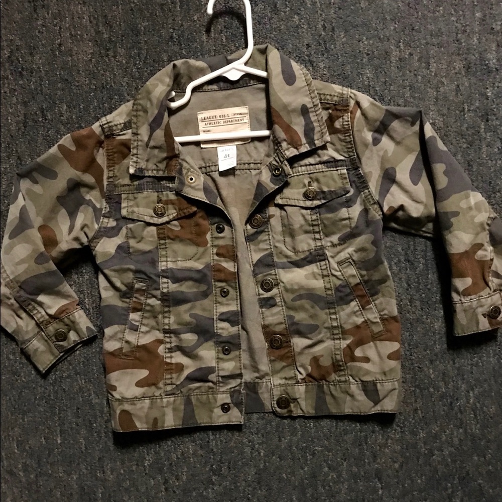 Carters Camouflage Jacket Boys 4T